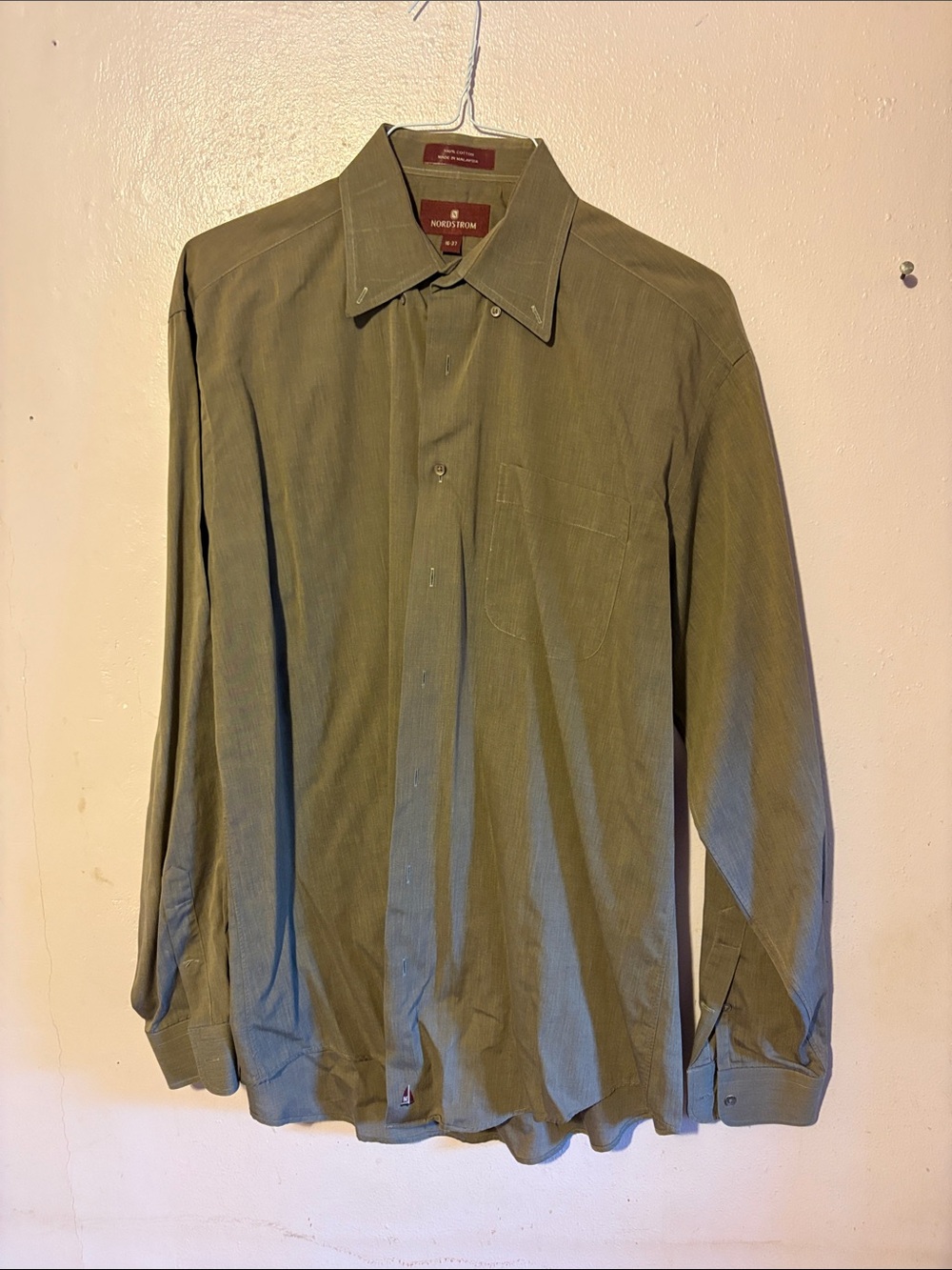 Mens Nordstrom Brown Dress shirt